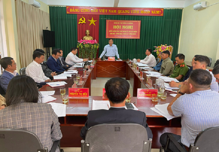 Kiểm điểm tập thể, cá nhân các đồng chí ủy viên Ban chấp hành Đảng bộ thị trấn Ea Drăng năm 2022